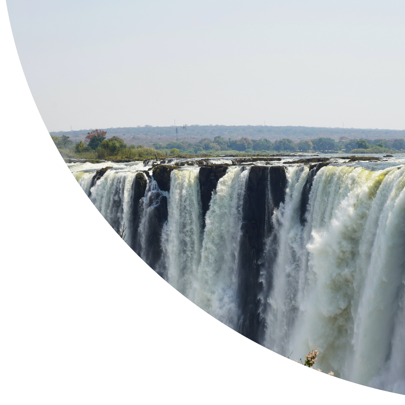 Zambia waterfall